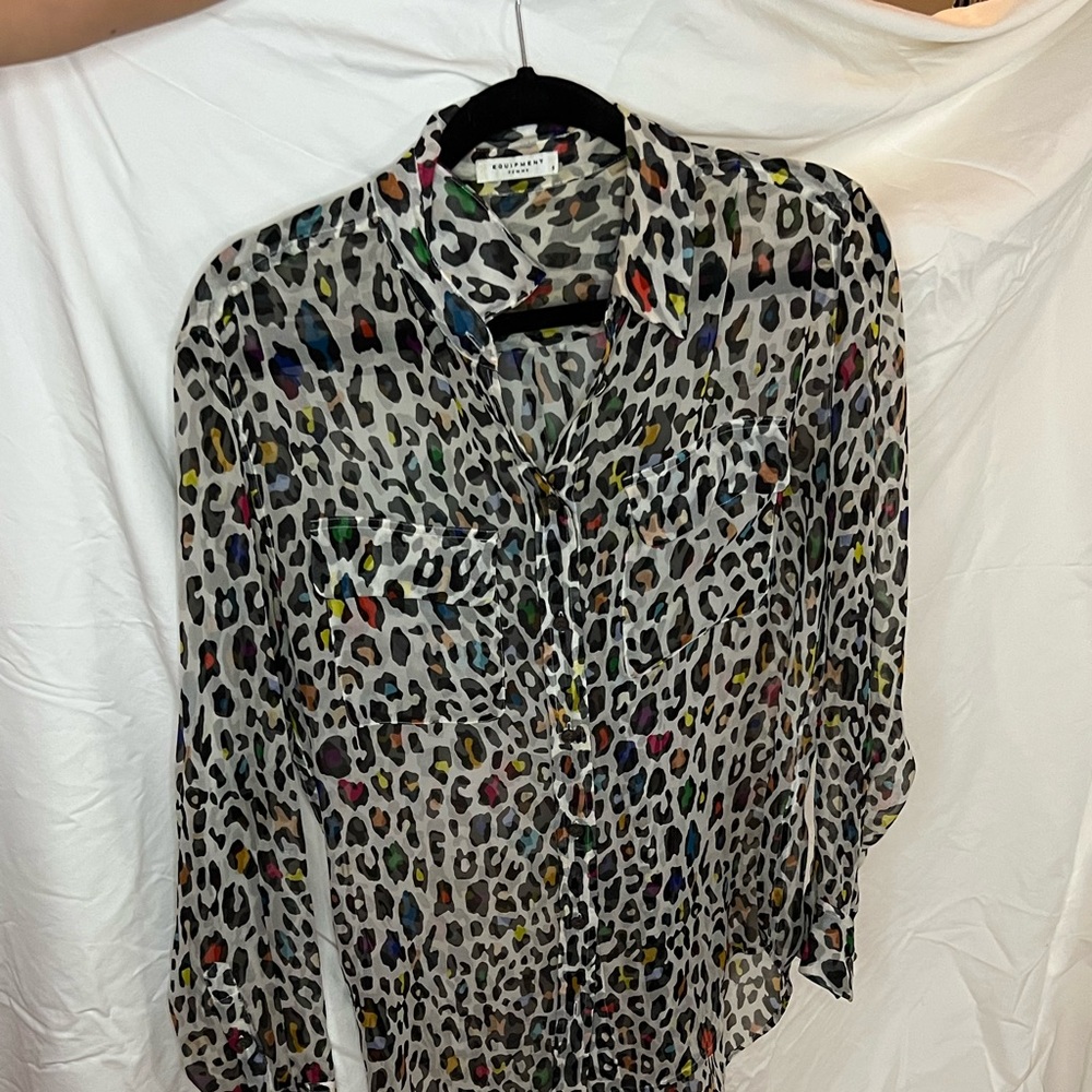 Multi colored leopard print